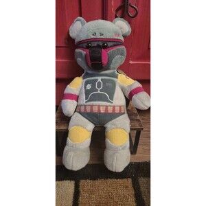 Build-A-Bear Star Wars Boba Fett The Original Mandalorian Plush 18" Retired BAB